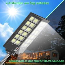 10000W Solar Street Lights Outdoor Commercial Parking Lot Light Dusk to Dawn LED