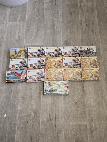 Modelli Joblot Airfix NUOVI! Corpo carro armato Sherman fanteria russa indiani d'America