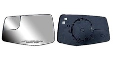 Replacement Driver Left Side Mirror Glass Heated with Back Driver LH Side