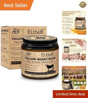Eco-Friendly Whipped Tallow Cream: Deep Hydration for Face & Body - Anti-Aging