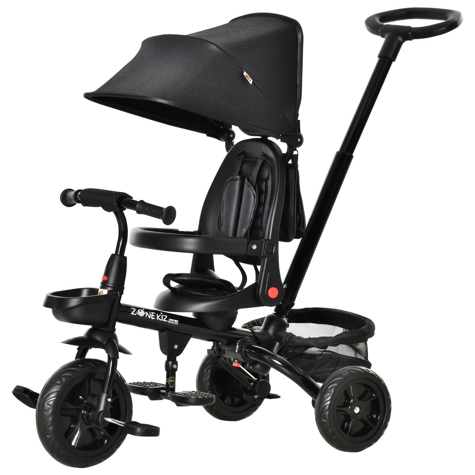 4 in 1 Trike Adjustable Baby Tricycle Stroller Push Bike wit