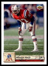 1992 Upper Deck Maurice Hurst New England Patriots #336