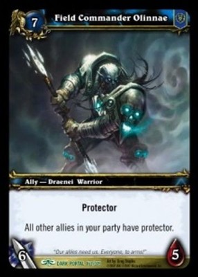 Field Commander Olinnae - Through the Dark Portal - World of Warcraft TCG