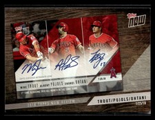 2019 Topps #TN-9 Mike Trout / Albert Pujols / Ohtani 2018 Topps Now Review
