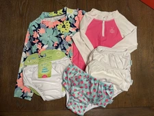 Baby & Toddler Rashguard & Swim Diaper lot (18 months to 3T)