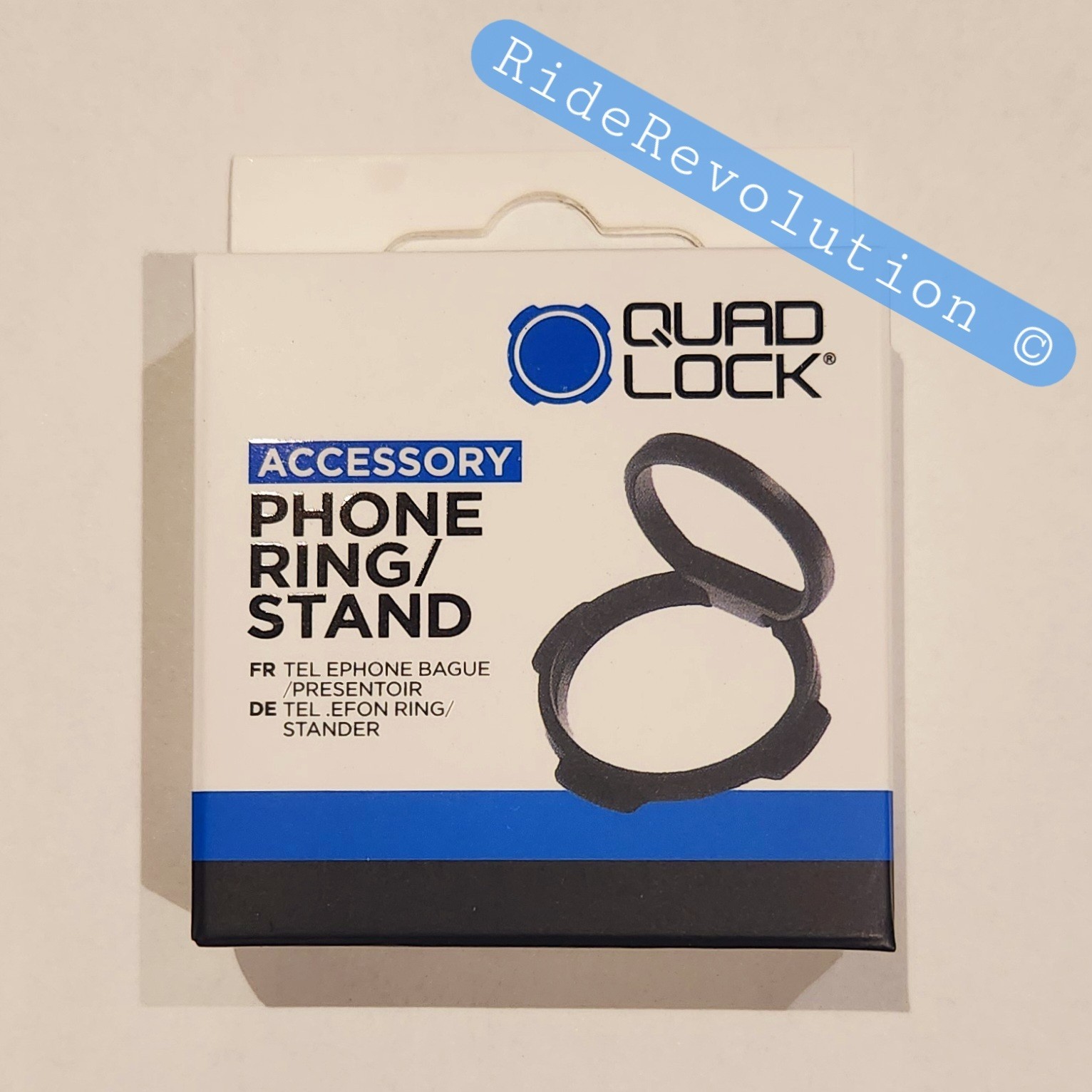 Quad Lock Phone Accessory Ring / Stand / Holder - NEW IN BOX