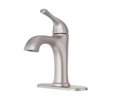 Pfister Ladera Single Handle Bathroom Faucet in Brushed Nickel LF-042-LRGS