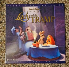 Walt Disney's Masterpiece Lady and the Tramp Widescreen LaserDisc.