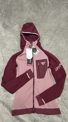 Dynafit Radical PTC chaqueta mujer XS Burgundy Polartec Power Grid nueva 71123