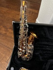 Vito brand Alto Saxophone with case, neck and mouthpiece. Engraved serial number