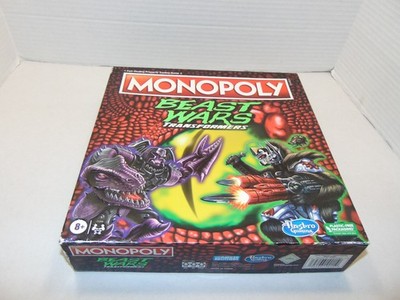 Monopoly Transformers Beast Wars Edition Game 14 Tokens Hasbro NEW open box