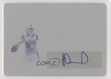 2016 Leaf Trinity Patch Printing Plate Magenta 1/1 Jeff Driskel #PA-JD1 Auto 1h1