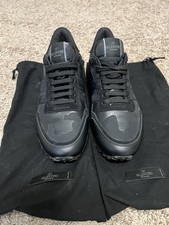 Sneakers Valentino Garavani nere mimetiche Rockrunner taglia 43/ US10