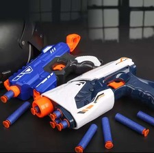 Soft Bullets Toy Gun Kits For Nerf Darts Toy Pistol Gun Long Range Dart Blaster