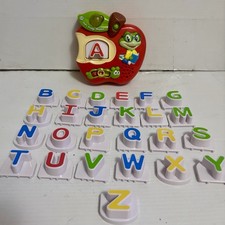 Leap Frog Tad's Fridge Phonics Magnet Alphabet Apple Toy 26 Letters Works Fast S