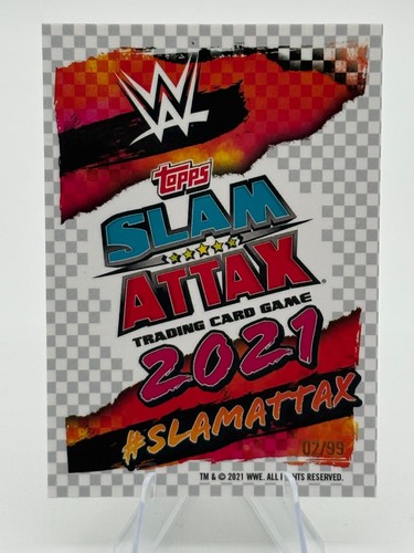 Alexa Bliss Gold Refractor/99 2021 Topps WWE Slam Attax - Imagen 2 de 2