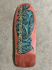 Santa Cruz “OOPS MUCUS” Skateboard Deck RED STAIN