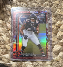 2025 Topps Chrome Pigskin Short Print Roschon Johnson #55 Chicago Bears 