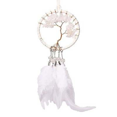 Dreamcatcher Tree of Life White Jasper -- ±7x23cm Order Online