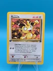 Meowth 62/82 Team Rocket Regular First Edition Pokémon Card Lp Quick Shipping