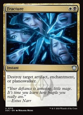 Fracture 310 NM Secrets of Strixhaven Commander MTG SI