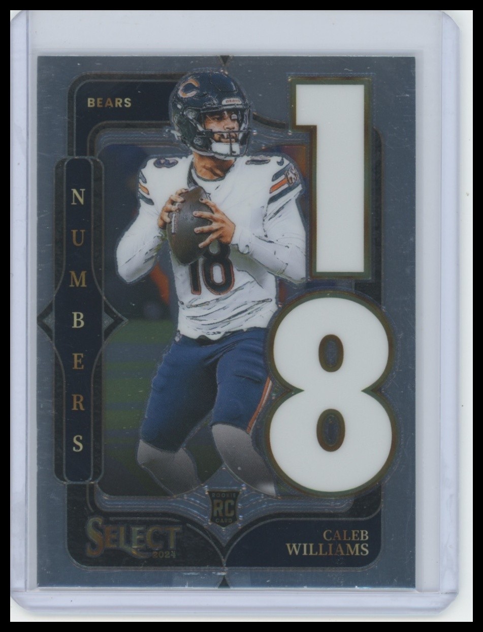 2024 Panini Select #19 Caleb Williams Select Numbers