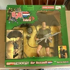 Hasbro G.I. Joe Spy Troops Barrel Roll Action Figure Set w/ Parachute 2002
