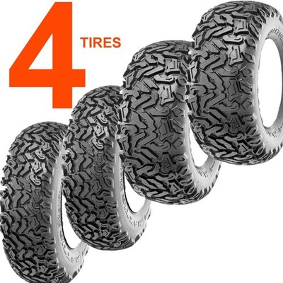 4) ATV TIRES 25x8.00-12 25x10.00-12 many CFMOTO Hisun Honda John Deere  Kawasaki