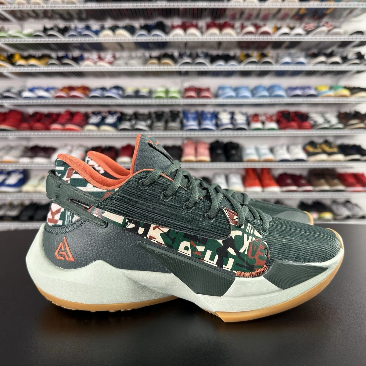New Nike Zoom Ashiko Dark Cinder/Vintage Green-Smk Mens Shoes Nike M Green Boots for Men for Sale | Shop New & Used Men main image 3