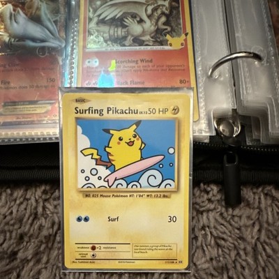 Pokémon TCG Surfing Pikachu Rare XY 111/108 Basic 50 HP Mouse 2016 English