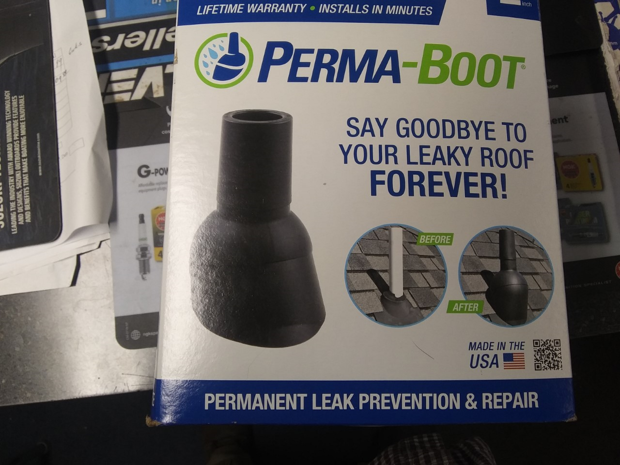 ROOF VENT PIPE Boot Repair For 2 Vent Pipe PERMA BOOT