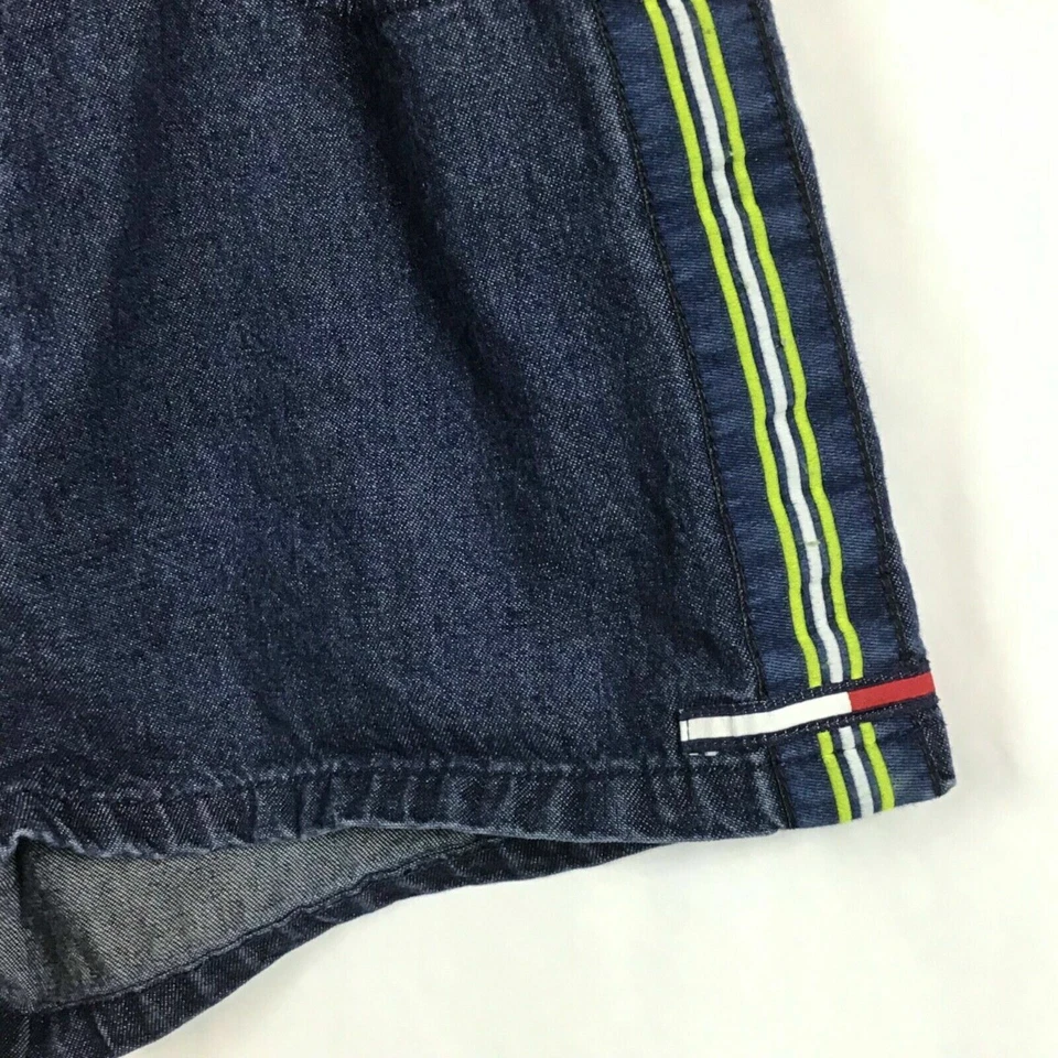 Tommy Jeans Hilfiger / 旗帜布贴装饰牛仔迷你短裤/11 码 — 第 3/4 张图片