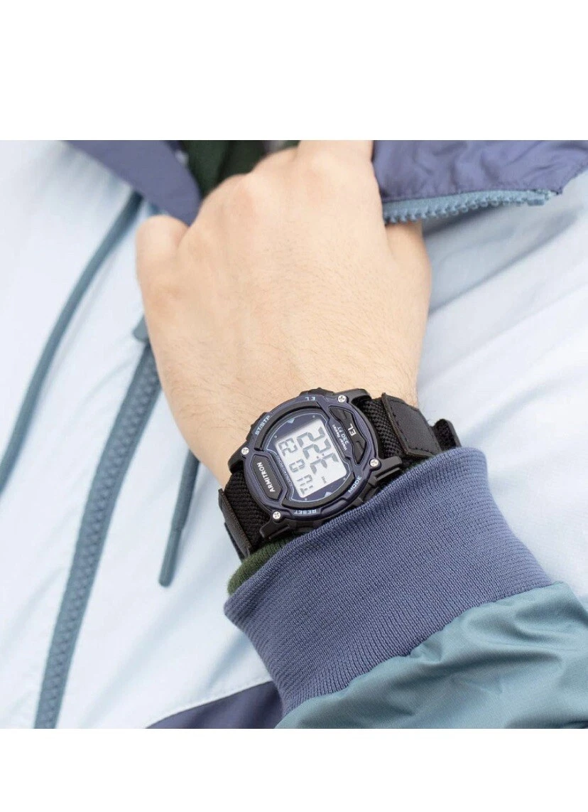 Armitron Sport Unisex Digital Chronograph Nylon Strap Watch 45