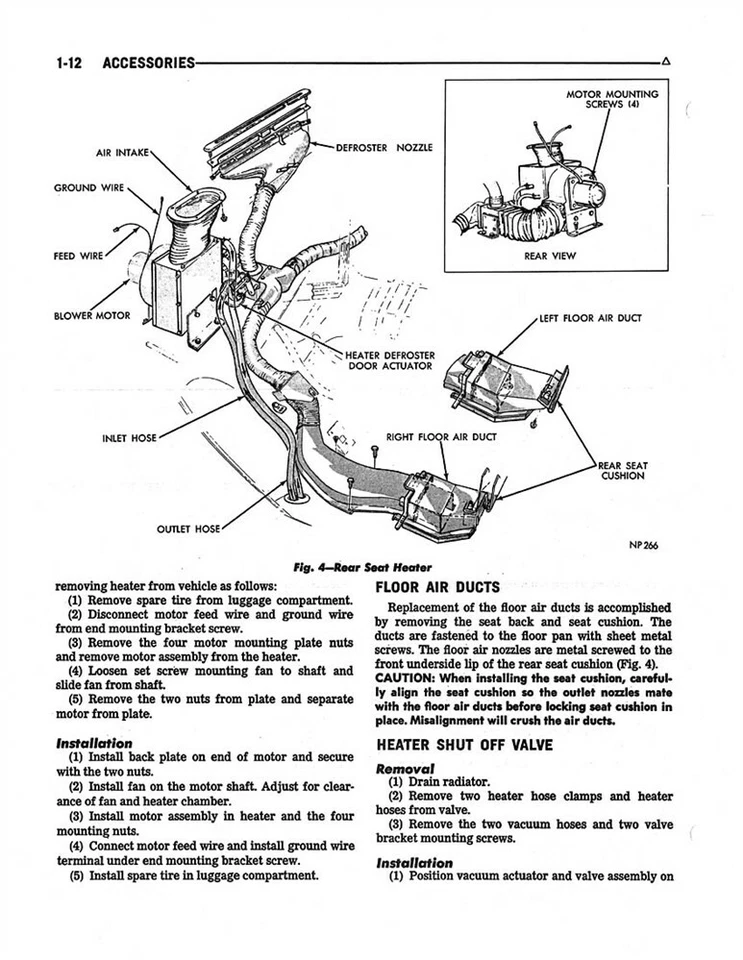 Chrysler Imperial 300 1968 New Yorker taller manual de reparación libro guía OEM Foto 3 de 4