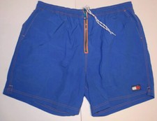 VINTAGE Tommy Hilfiger Swim Trunks Adult Blue Size XL Shorts 1990s
