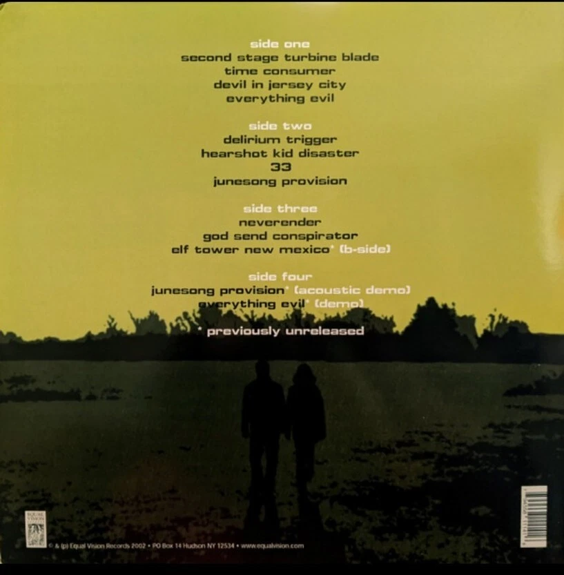 Coheed and Cambria Second Stage Turbine Blade LP Purple/Yellow Split Vinyl - Image 4 of 4