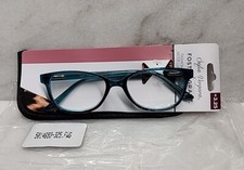 Sofia Vergara x Foster Grant Teal Reading Glasses with Case  3.25