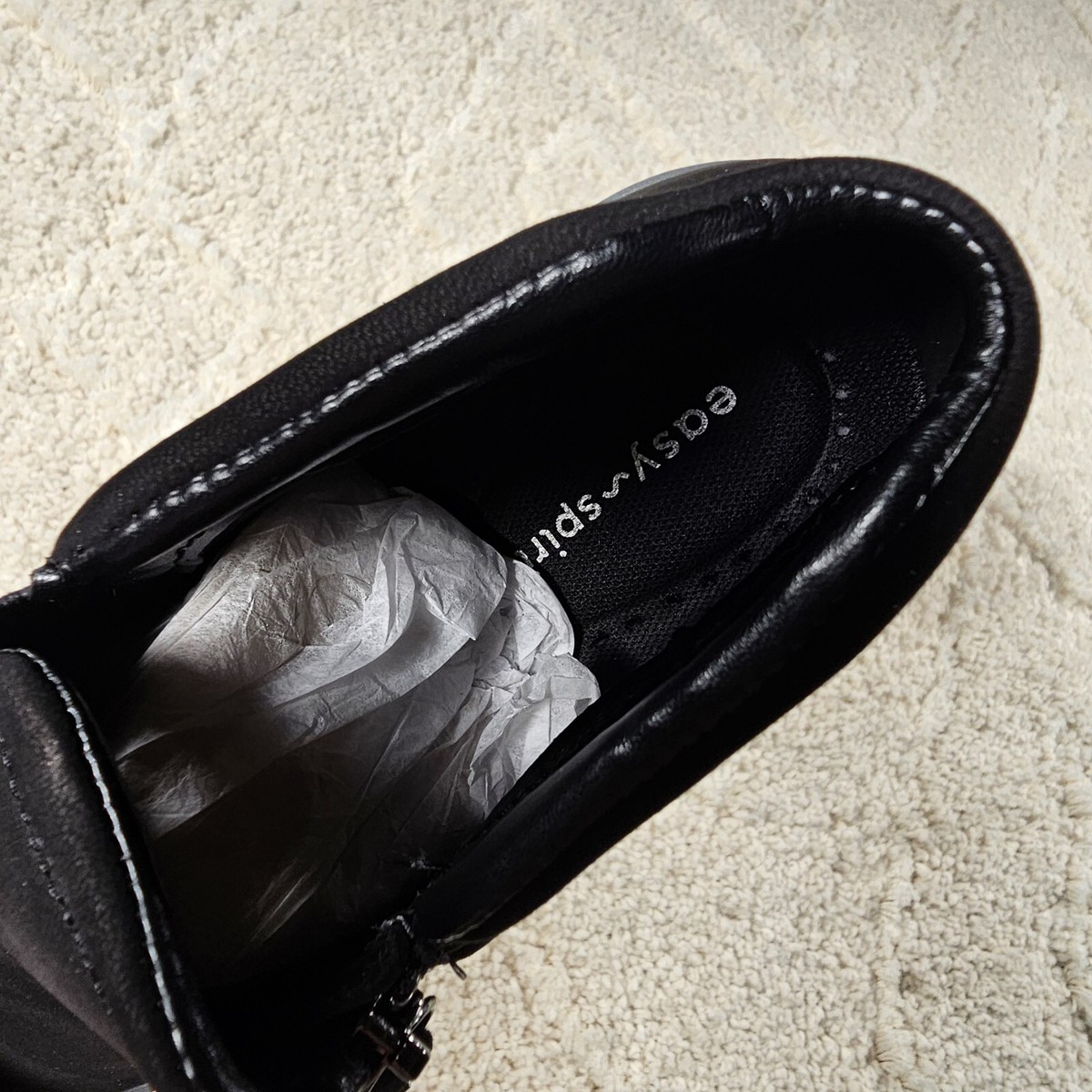 Easy Spirit Womens Novia Closed Toe Ankle Fashion Black Size