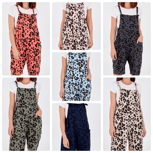 Short Jersey Dungarees Jumpsuits 