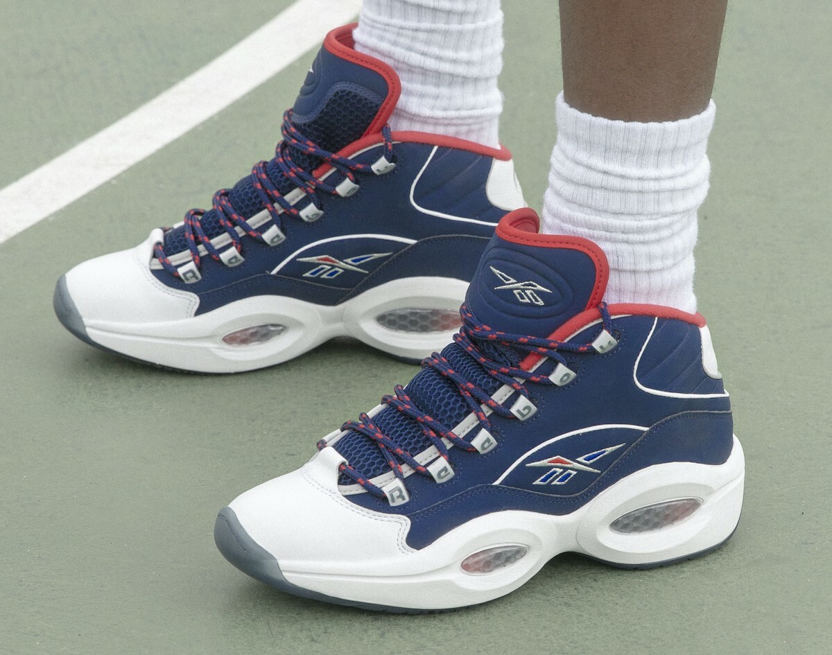 Reebok Question Mid 'USA' MEN'S Iverson Basketball H01281 Red