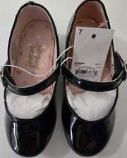Girls Size 7 Jumping Beans Patent Leather Shoes With Straps Holiday