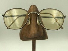 Vintage Alexander Julian Colours 132 Havana Pewter Oval Sunglasses FRAMES ONLY