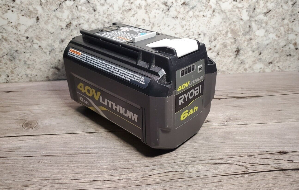 Ryobi OP40602VNM 40V 6Ah Lithium Battery Fuel Guage High Capacity /FOR
