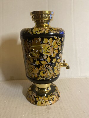 Bohemian Faux Tea Pot Maker For Storing Tea Bags 9  X 4.5 