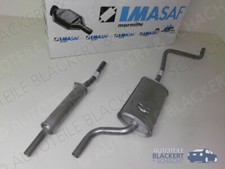 IMASAF Auspuff Set für VW POLO+Coupe (86C) 1.0 29/33KW Bj.08/84-9/90 | MSD+ESD