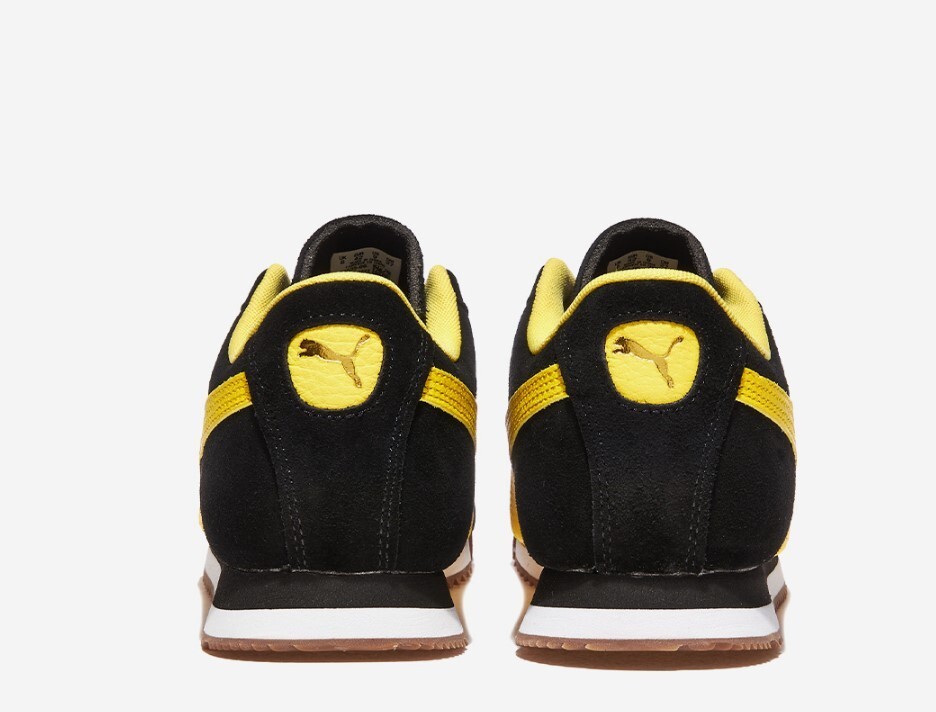 スニーカー PUMA Roman Suede Black Sunny Yellow 39863506 Puma Roma Suede Black / Sunny Yellow - Feb 2025 - 398635-06