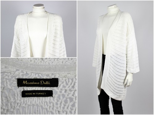Womens Massimo Dutti Long Knit Cardigan 