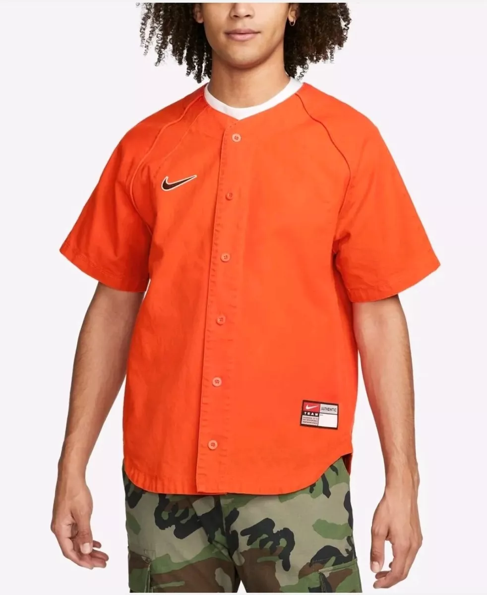 Nike SB x MLB Skate Baseball Jersey Team Orange