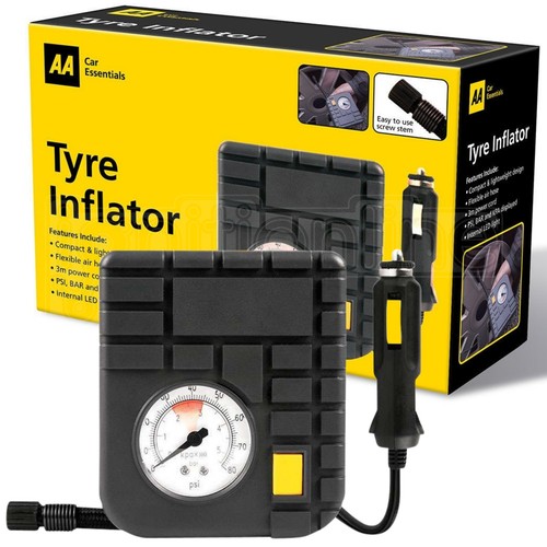AA 12V Car Tyre Air Compressor Inflator 