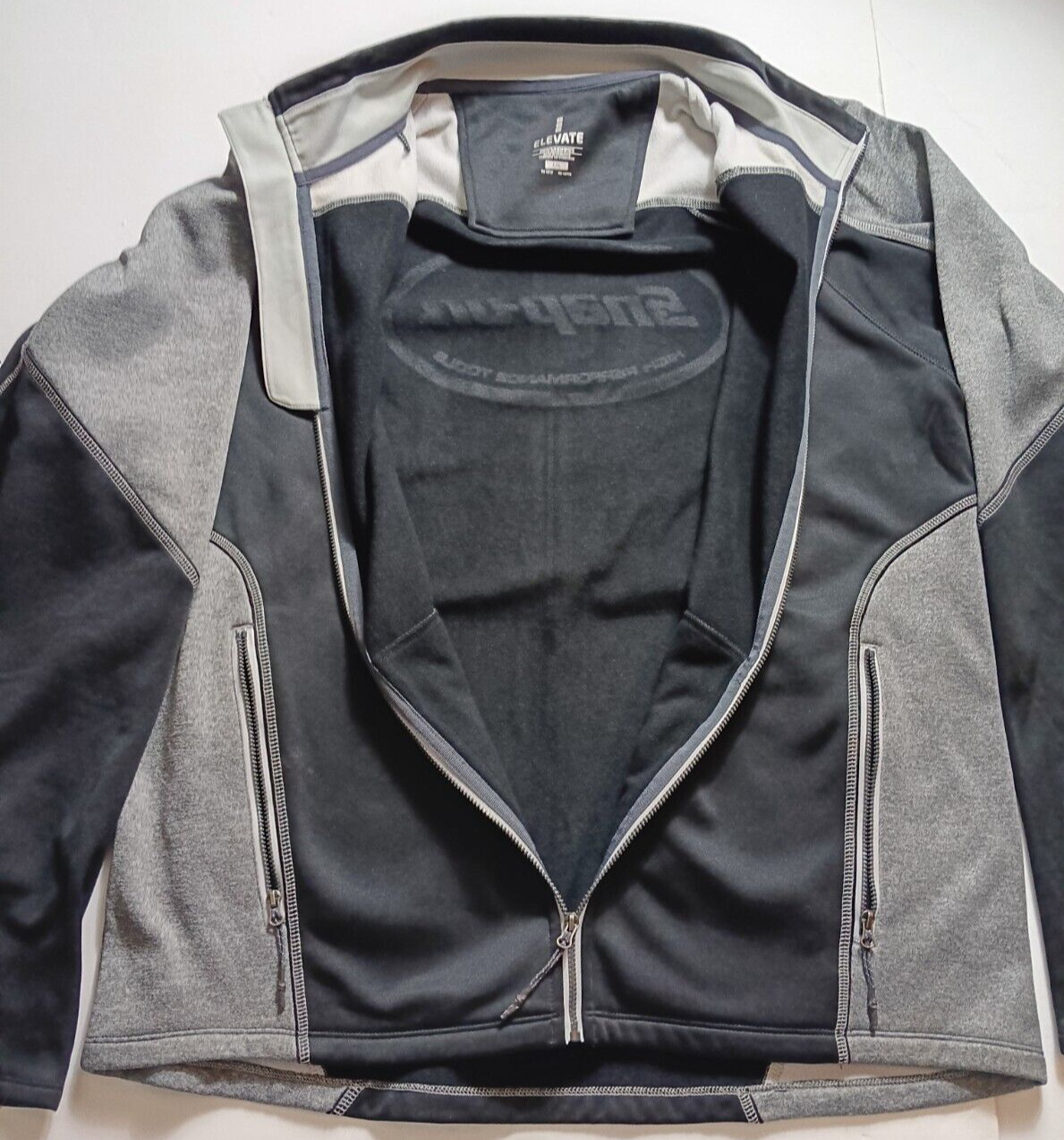 SNAP ON FULL ZIP JACKET SIZE LARGE ELEVATE LABEL … - image 5